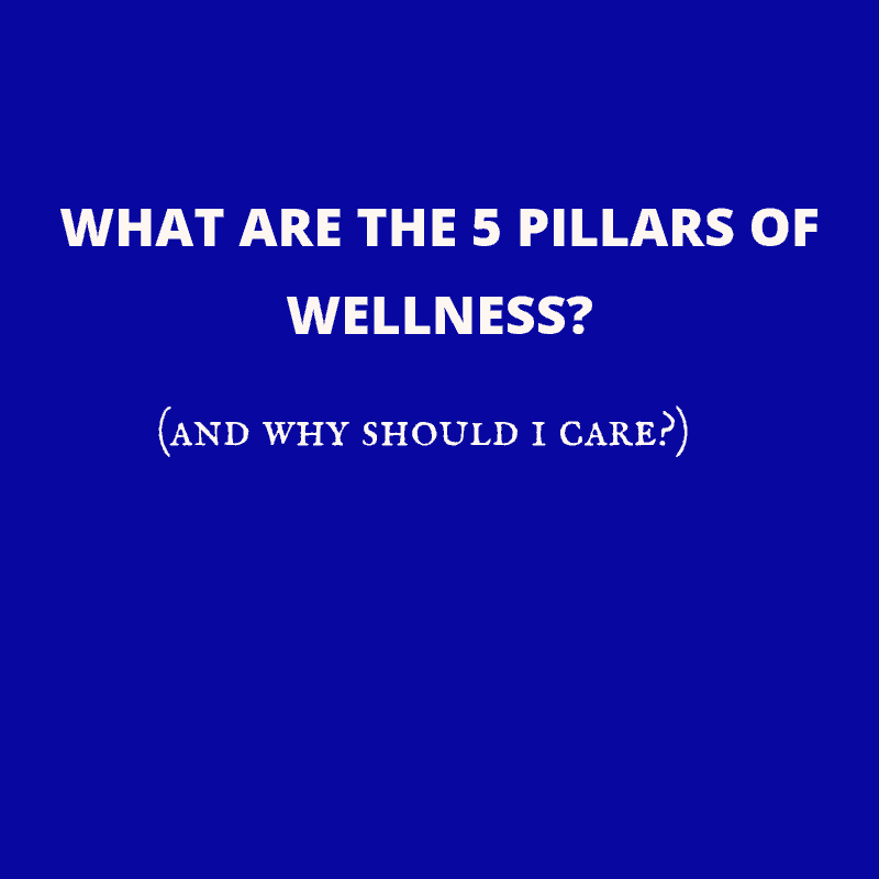 What are the 5 Pillars of Wellness? (and Why Should I Care?)